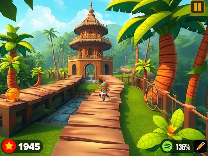 Jungle Cinnamon Sprint gameplay screenshot
